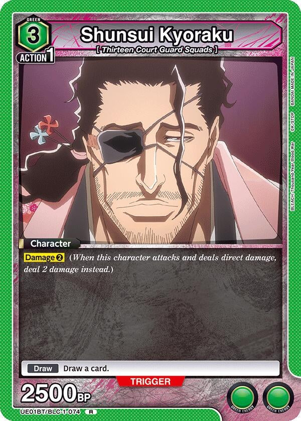 Image for Shunsui Kyoraku (074) (UE01BT/BLC-1-074) (UE01BT: BLEACH: Thousand-Year Blood War) (UE01BT) - Union Arena