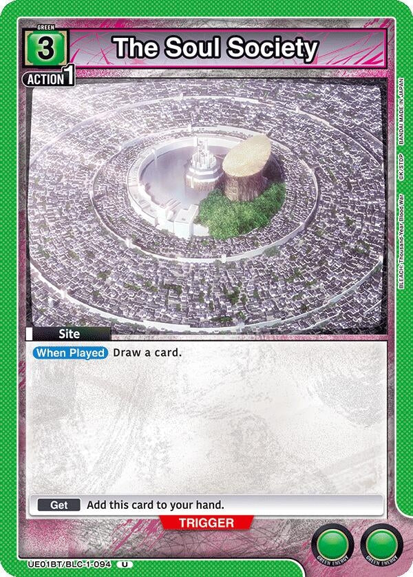 Image for The Soul Society (UE01BT/BLC-1-094) (UE01BT: BLEACH: Thousand-Year Blood War) (UE01BT) - Union Arena