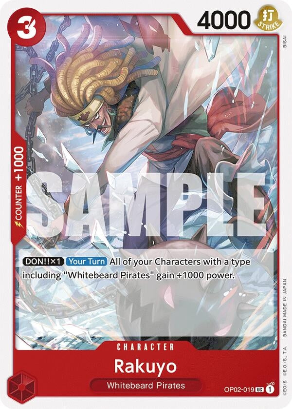 Image for Rakuyo (OP02-019) (Starter Deck 15: RED Edward.Newgate) (ST-15) - One Piece Card Game