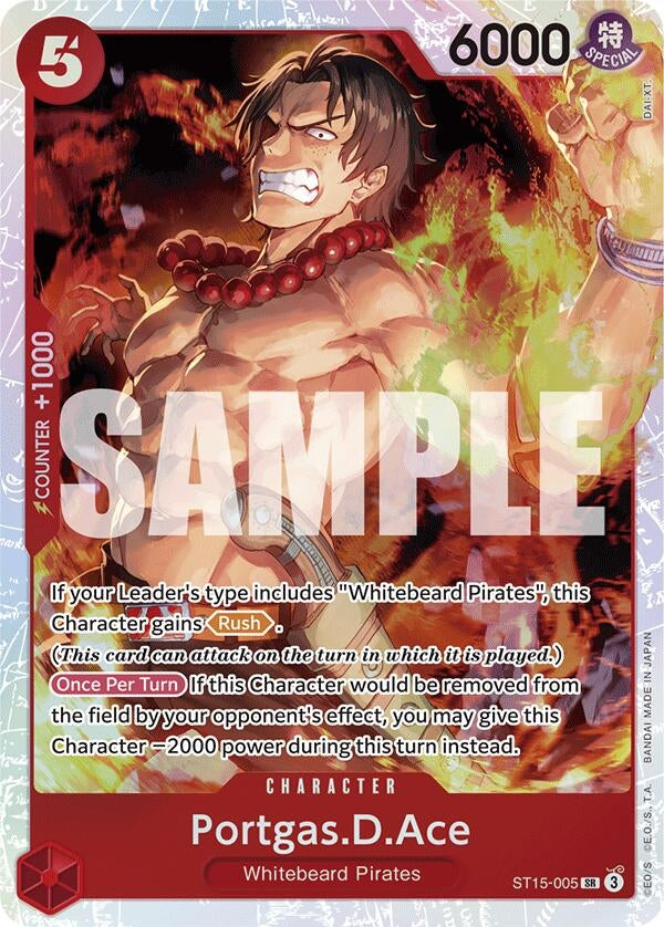Portgas.D.Ace (ST15-005) (Starter Deck 15: RED Edward.Newgate)