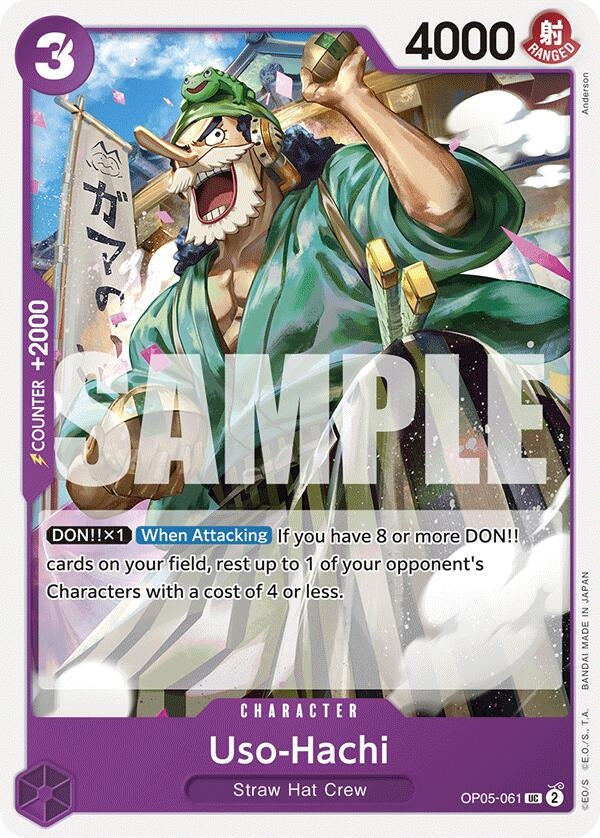 Image for Uso-Hachi (OP05-061) (OP05-061) (Starter Deck 18: PURPLE Monkey.D.Luffy) (ST-18) - One Piece Card Game