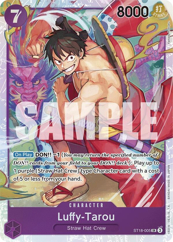 Image for Luffy-Tarou (ST18-005) (Starter Deck 18: PURPLE Monkey.D.Luffy) (ST-18) - One Piece Card Game