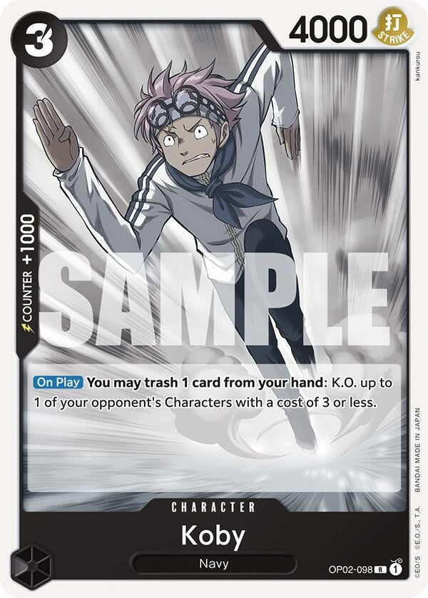 Image for Koby (OP02-098) (Starter Deck 19: BLACK Smoker) (ST-19) - One Piece Card Game