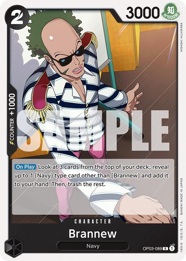 Image for Brannew (OP03-089) (Starter Deck 19: BLACK Smoker) (ST-19) - One Piece Card Game