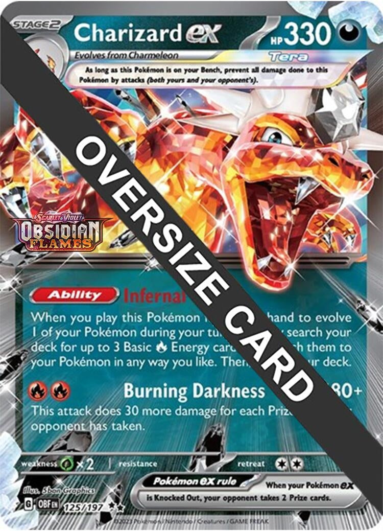 Image for Charizard ex (125/197) (Jumbo Cards) (PR) - Pokemon