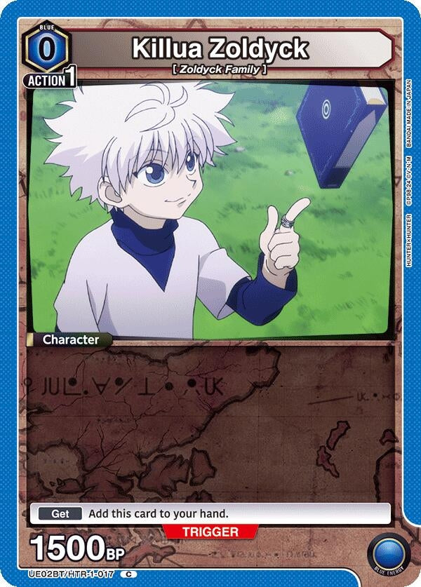 Image for Killua Zoldyck (017) (UE02BT/HTR-1-017) (UE02BT: HUNTER X HUNTER) (UE02BT) - Union Arena