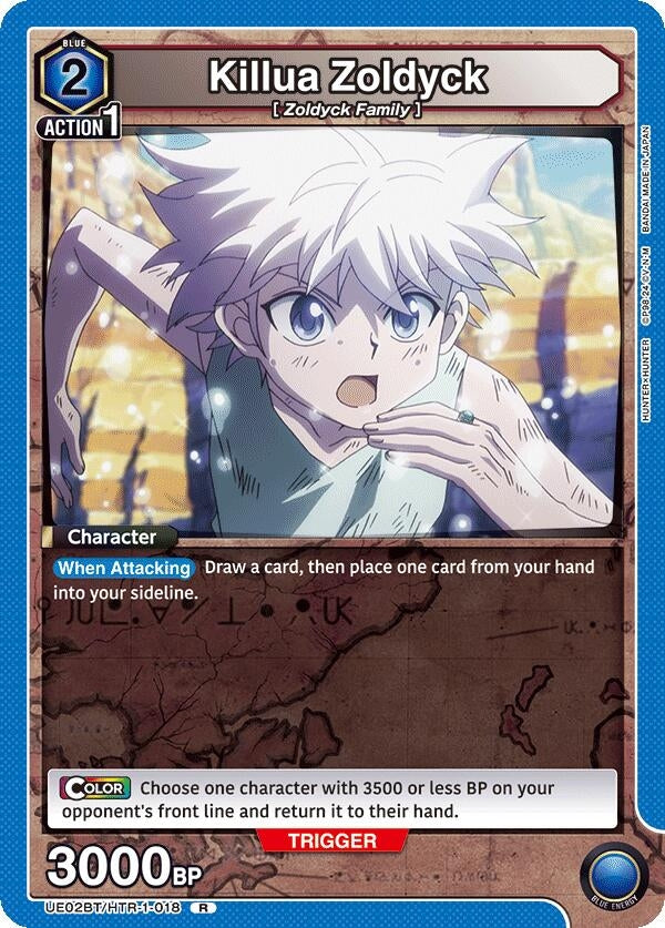 Image for Killua Zoldyck (018) (UE02BT/HTR-1-018) (UE02BT: HUNTER X HUNTER) (UE02BT) - Union Arena