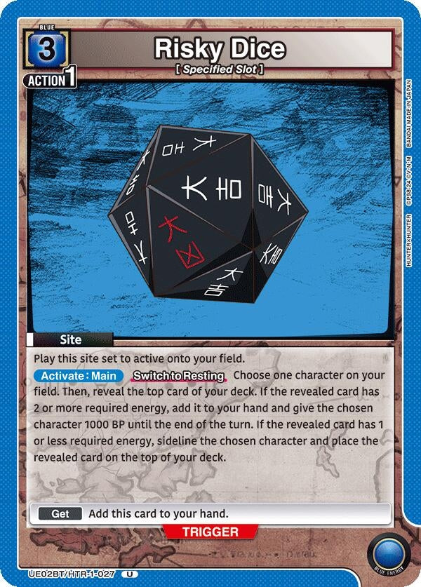 Image for Risky Dice (027) (UE02BT/HTR-1-027) (UE02BT: HUNTER X HUNTER) (UE02BT) - Union Arena