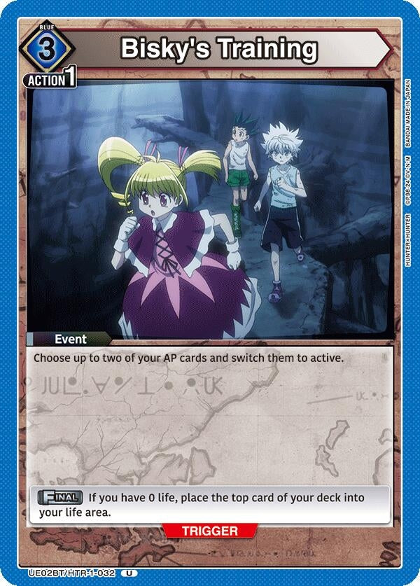 Image for Bisky's Training (UE02BT/HTR-1-032) (UE02BT: HUNTER X HUNTER) (UE02BT) - Union Arena