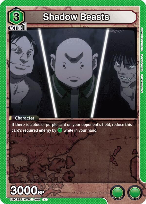 Image for Shadow Beasts (UE02BT/HTR-1-068) (UE02BT: HUNTER X HUNTER) (UE02BT) - Union Arena