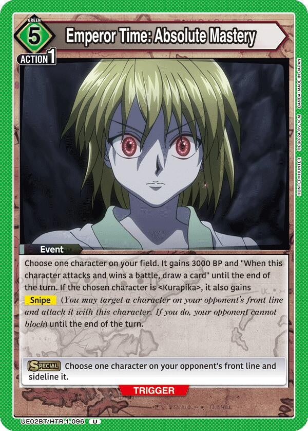 Image for Emperor Time: Absolute Mastery (UE02BT/HTR-1-096) (UE02BT: HUNTER X HUNTER) (UE02BT) - Union Arena
