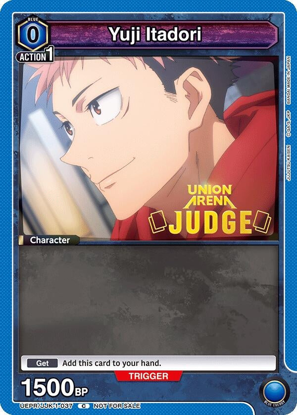 Image for Yuji Itadori (037) (Judge Pack) (UEPR/JJK-1-037) (Union Arena Promotion Cards) (UEPR) - Union Arena