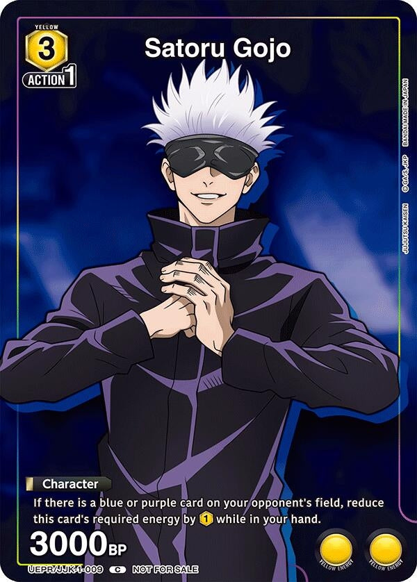 Image for Satoru Gojo (UEPR/JJK-1-009) (Union Arena Promotion Cards) (UEPR) - Union Arena
