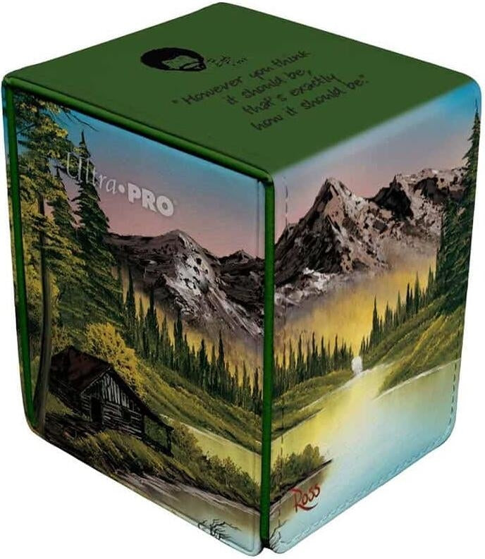 Image for Bob Ross Alcove Flip Deck Box - Mountain Retreat - Deck Boxes