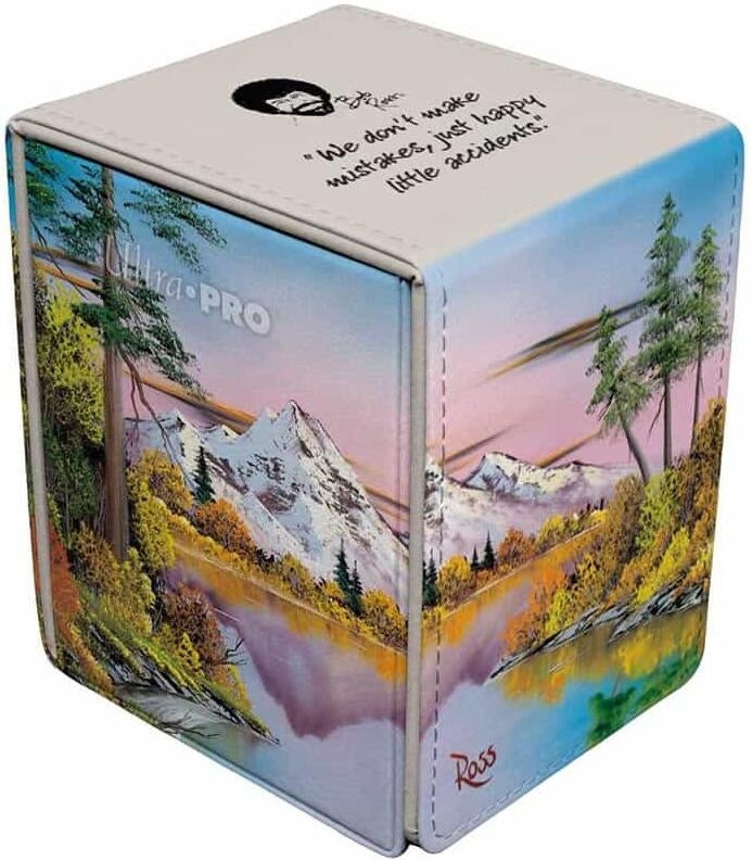Image for Bob Ross Alcove Flip Deck Box - Mighty Mountain Lake - Deck Boxes