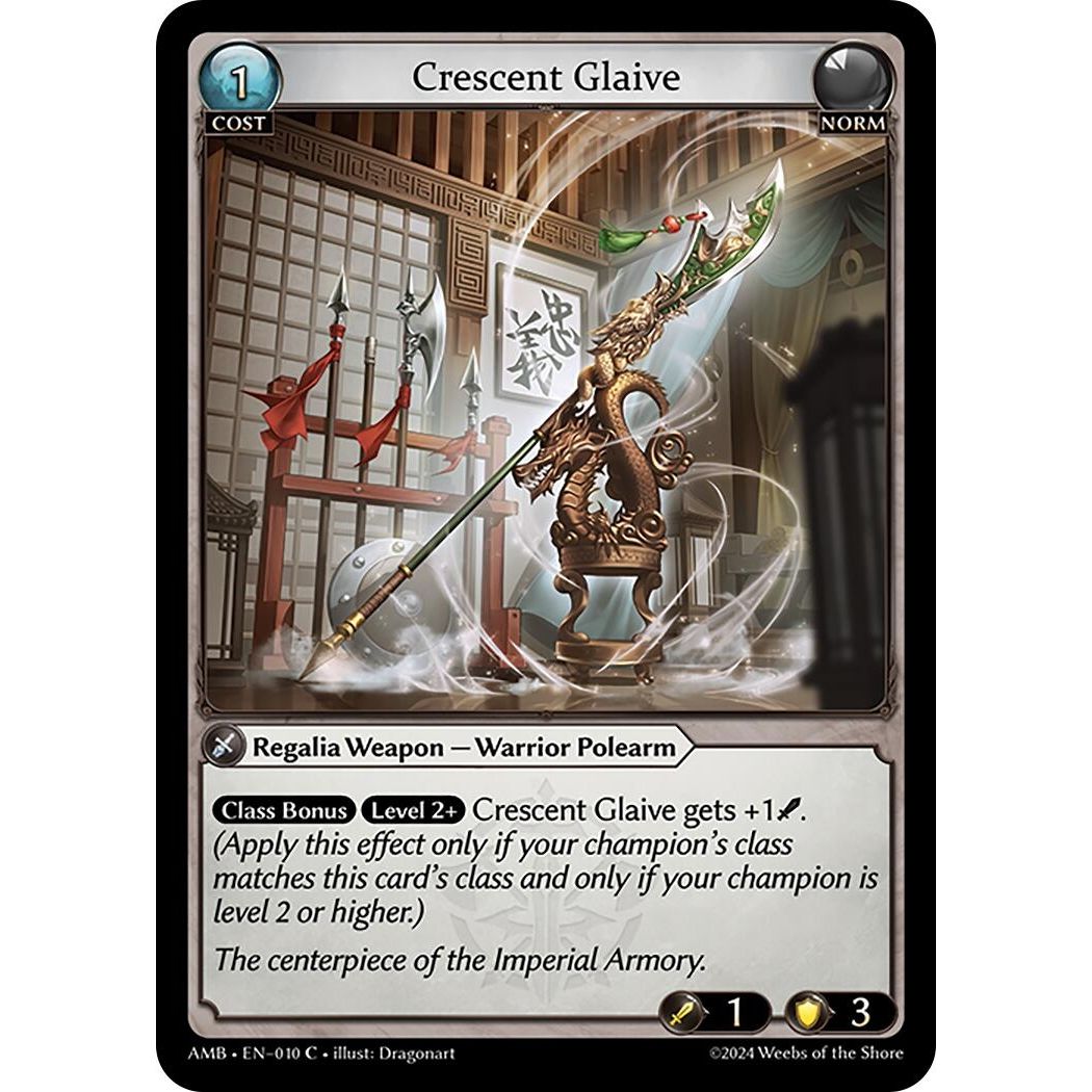 Image for Crescent Glaive (010) (Mortal Ambition) - Grand Archive TCG