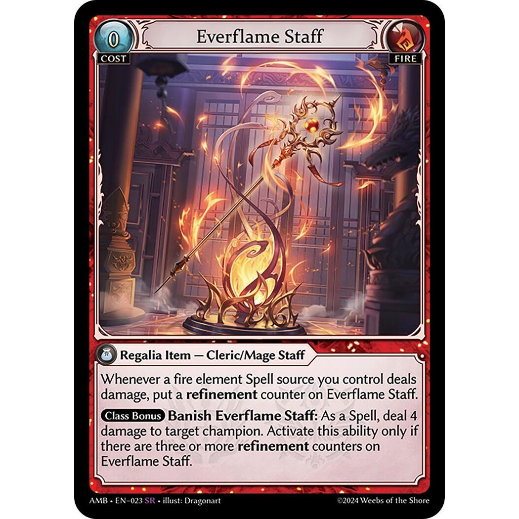 Image for Everflame Staff (023) (Mortal Ambition) - Grand Archive TCG
