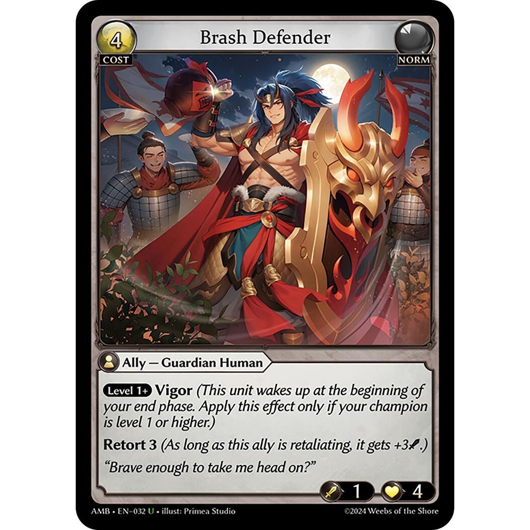 Image for Brash Defender (032) (Mortal Ambition) - Grand Archive TCG
