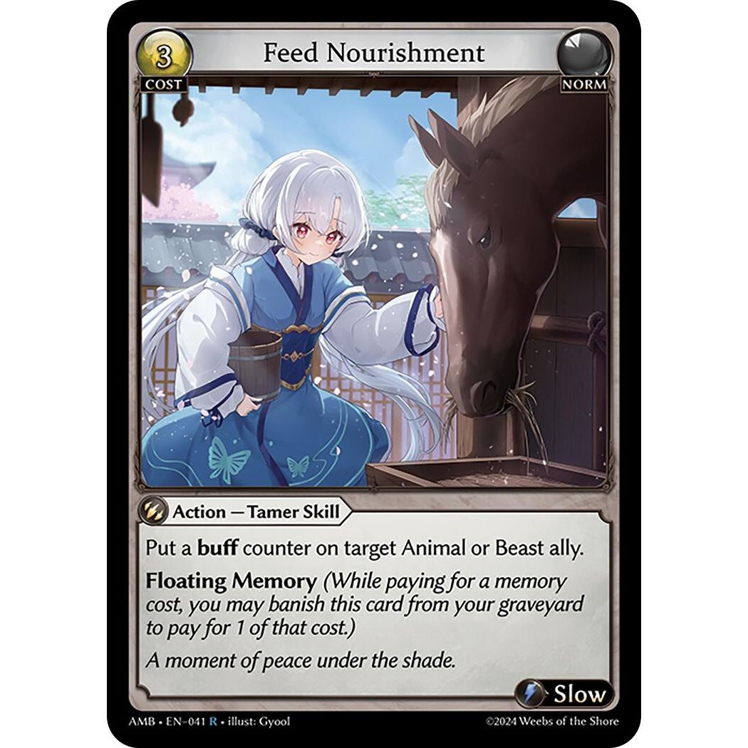 Image for Feed Nourishment (041) (Mortal Ambition) - Grand Archive TCG