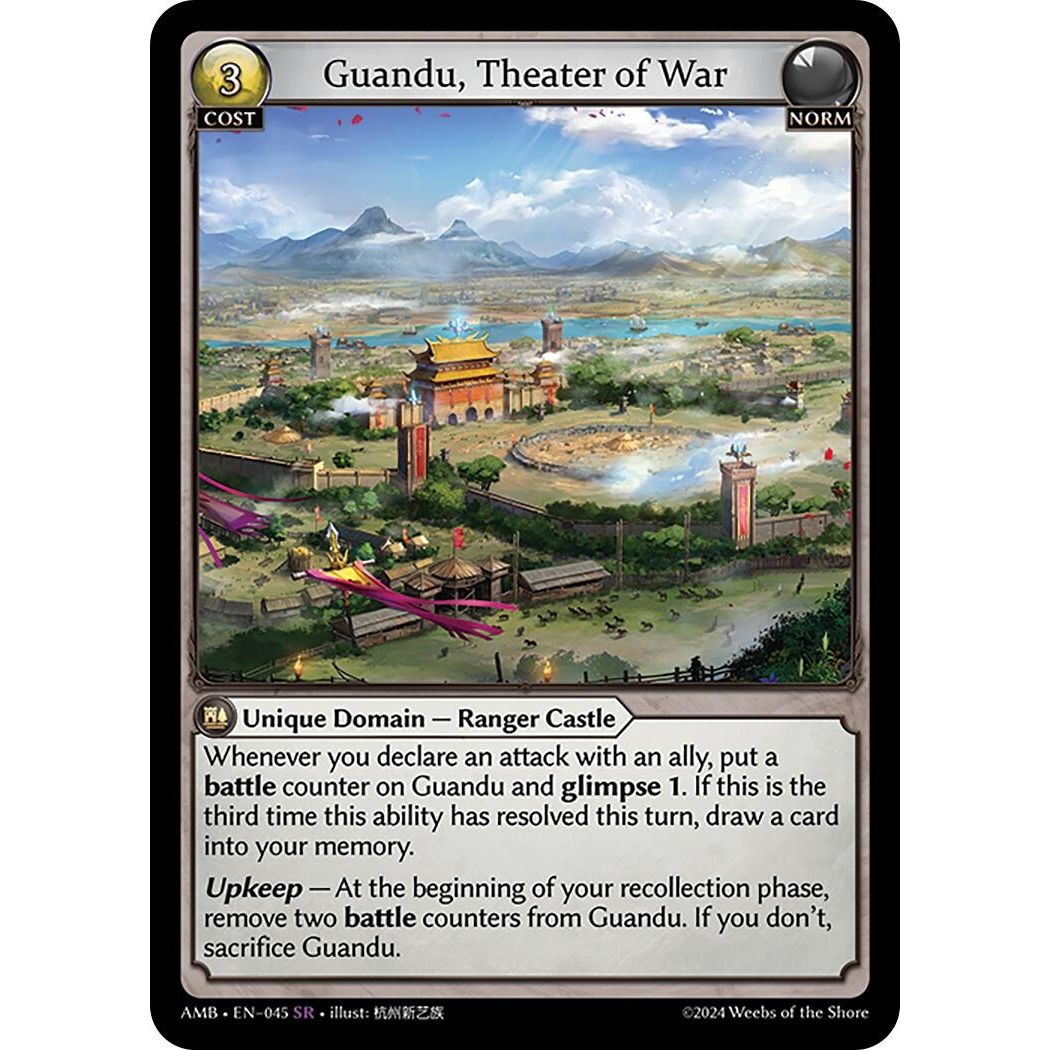 Image for Guandu, Theater of War (045) (Mortal Ambition) - Grand Archive TCG