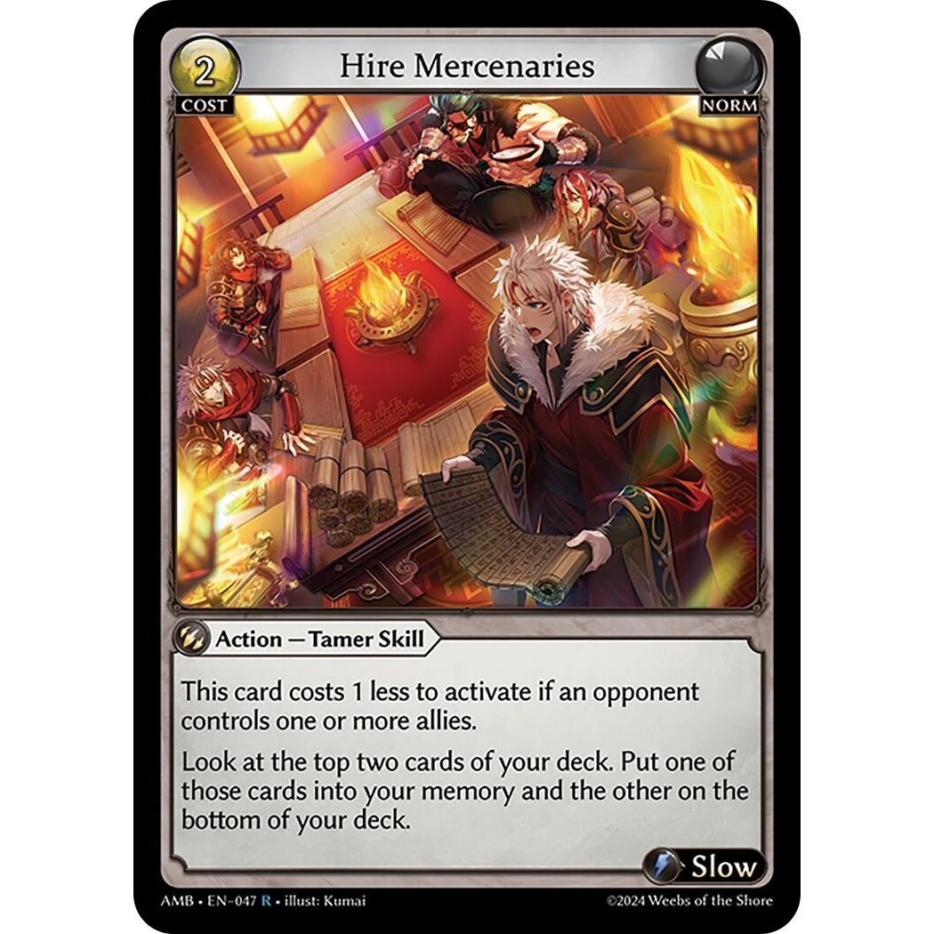 Image for Hire Mercenaries (047) (Mortal Ambition) - Grand Archive TCG