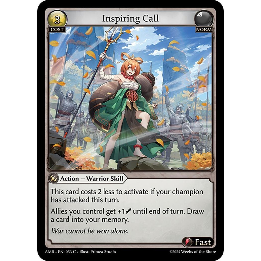 Image for Inspiring Call (053) (Mortal Ambition) - Grand Archive TCG