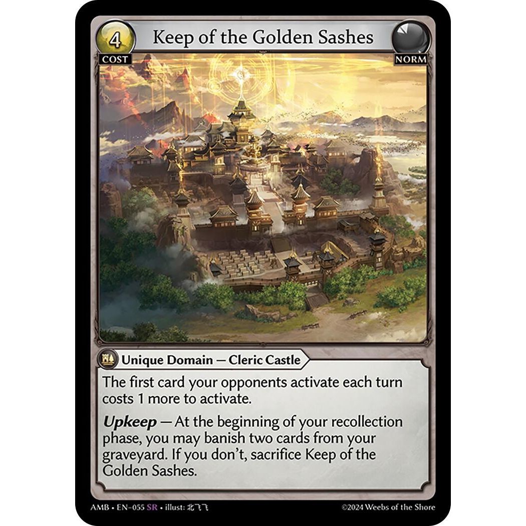 Image for Keep of the Golden Sashes (055) (Mortal Ambition) - Grand Archive TCG