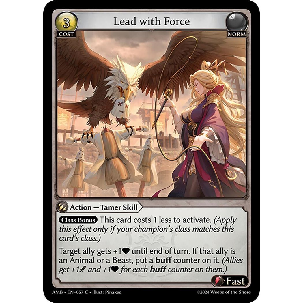 Image for Lead with Force (057) (Mortal Ambition) - Grand Archive TCG