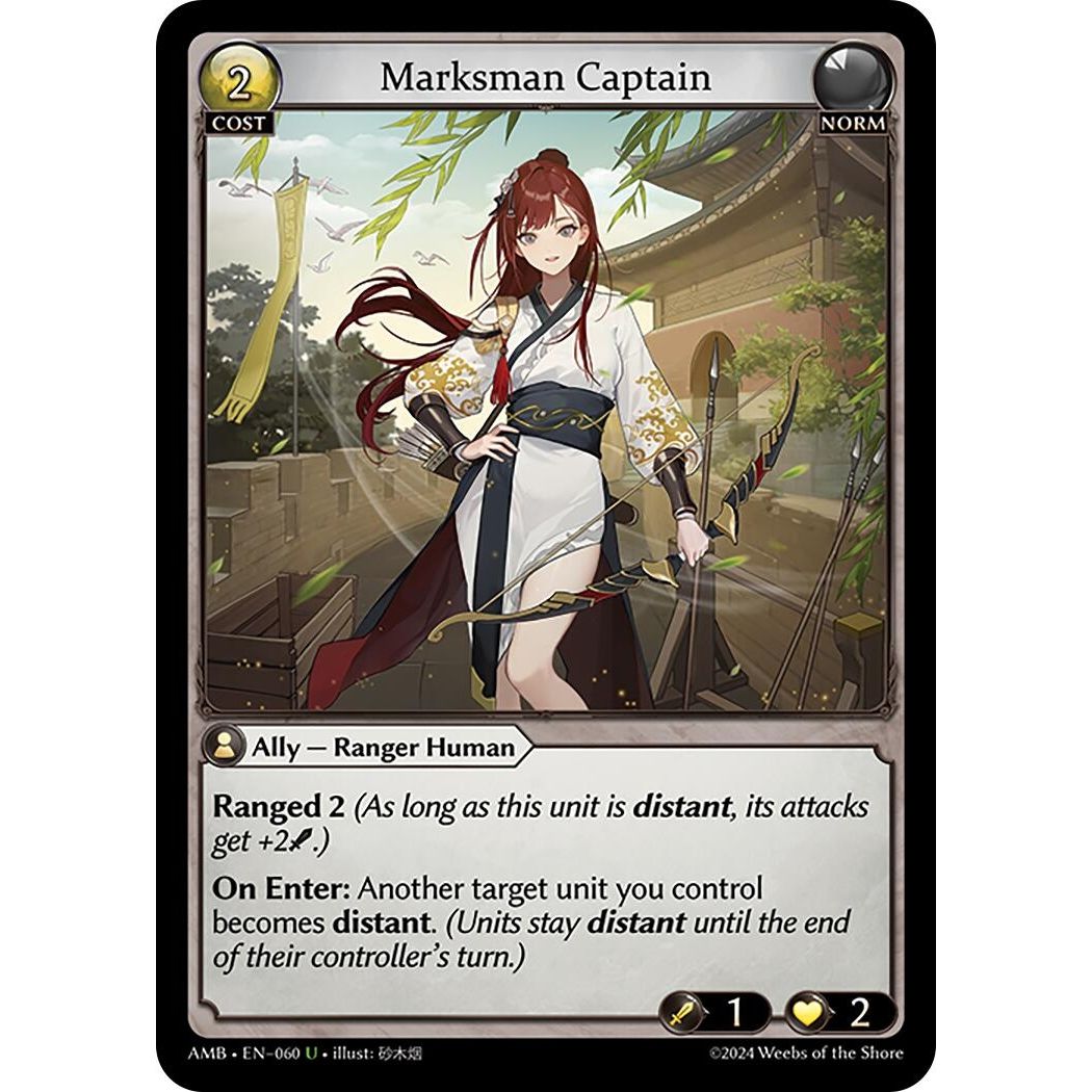 Image for Marksman Captain (060) (Mortal Ambition) - Grand Archive TCG