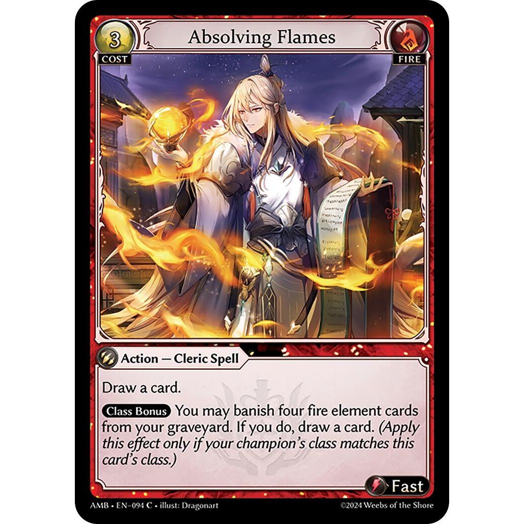 Image for Absolving Flames (094) (Mortal Ambition) - Grand Archive TCG
