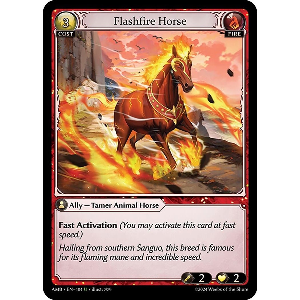 Image for Flashfire Horse (104) (Mortal Ambition) - Grand Archive TCG