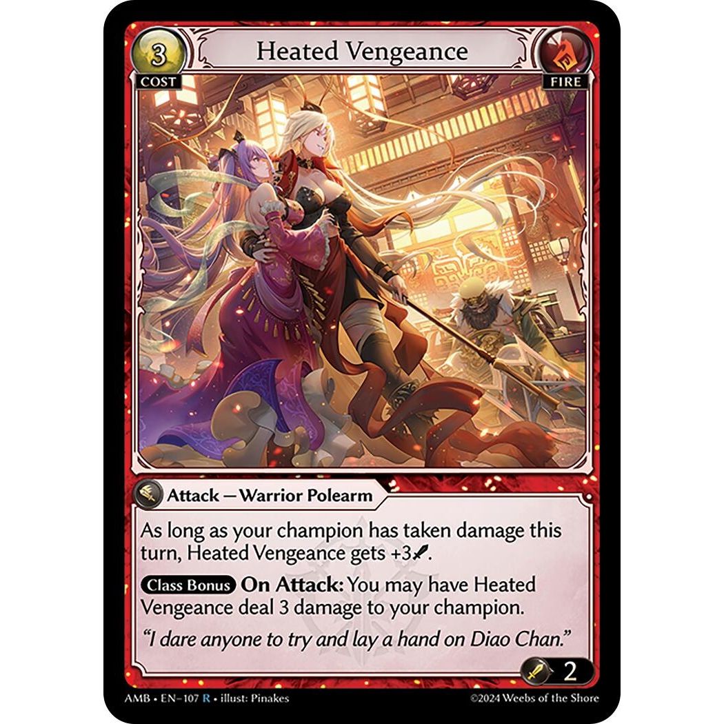 Image for Heated Vengeance (107) (Mortal Ambition) - Grand Archive TCG