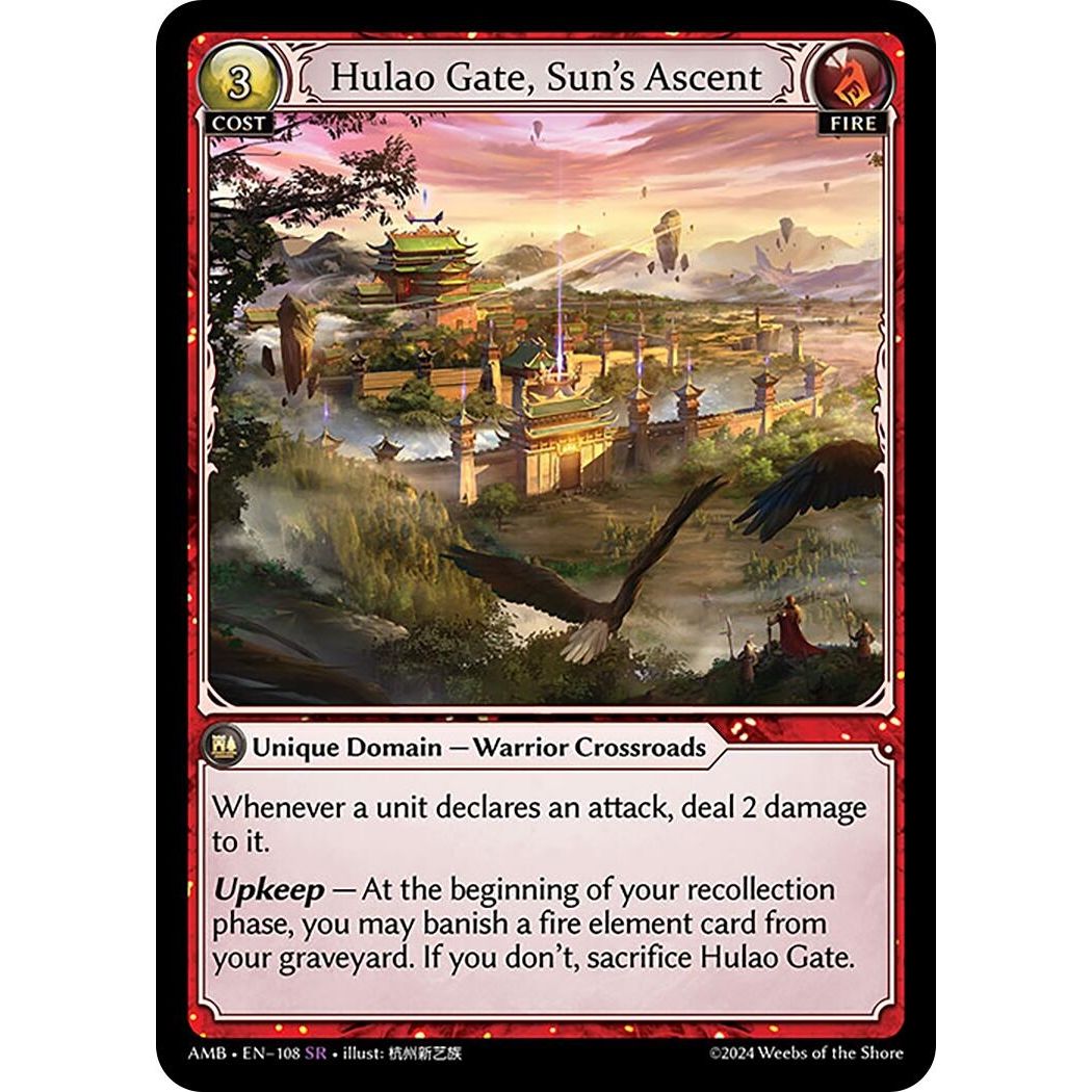 Image for Hulao Gate, Sun's Ascent (108) (Mortal Ambition) - Grand Archive TCG