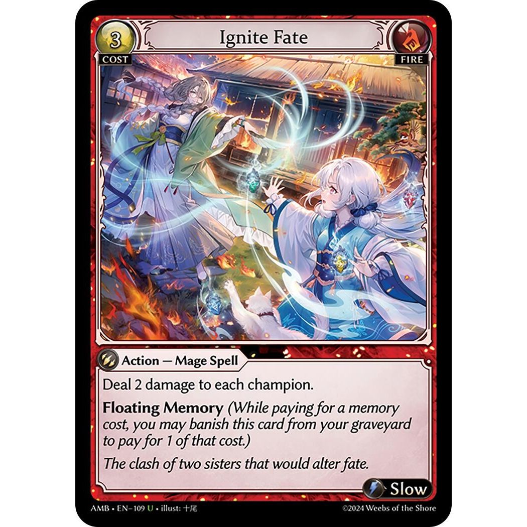 Image for Ignite Fate (109) (Mortal Ambition) - Grand Archive TCG