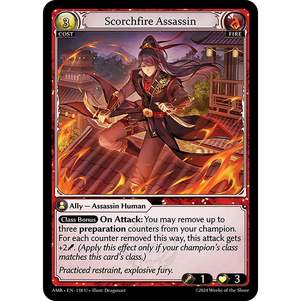 Image for Scorchfire Assassin (118) (Mortal Ambition) - Grand Archive TCG