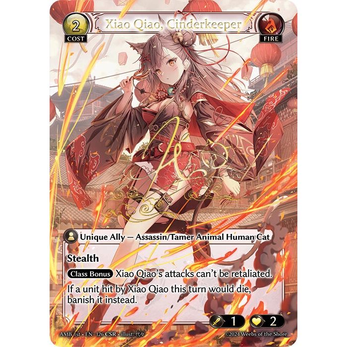 Image for Xiao Qiao, Cinderkeeper (CSR) (126) (Mortal Ambition) - Grand Archive TCG