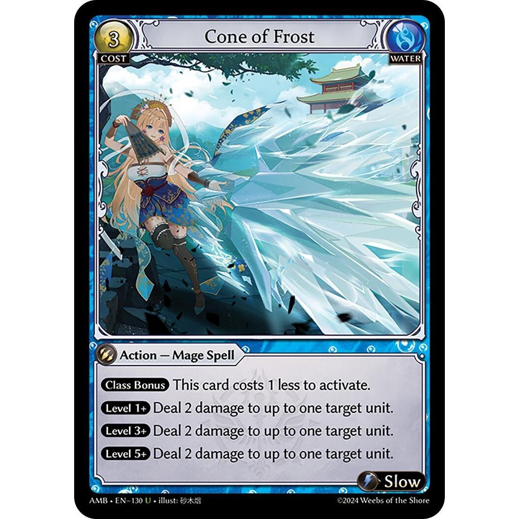 Image for Cone of Frost (130) (Mortal Ambition) - Grand Archive TCG