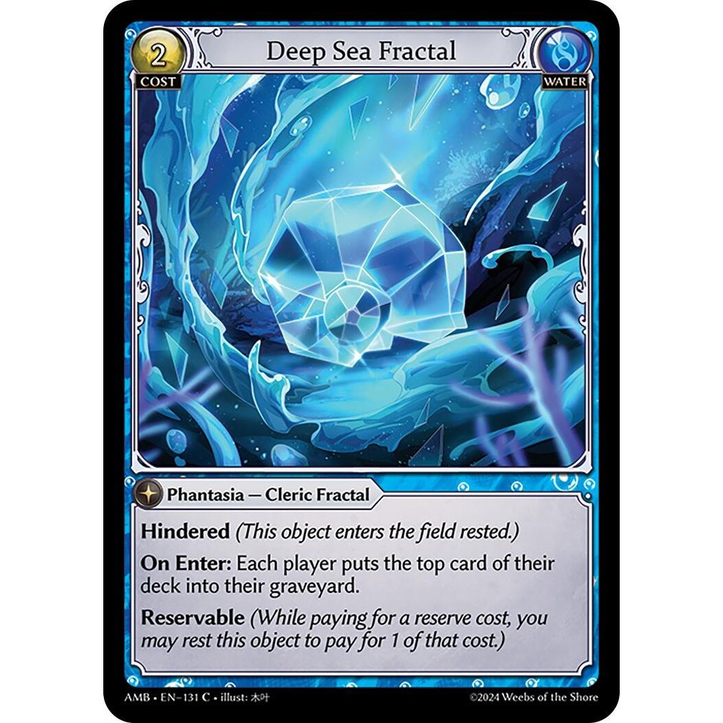 Image for Deep Sea Fractal (131) (Mortal Ambition) - Grand Archive TCG
