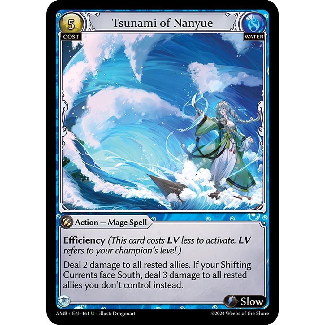 Image for Tsunami of Nanyue (161) (Mortal Ambition) - Grand Archive TCG