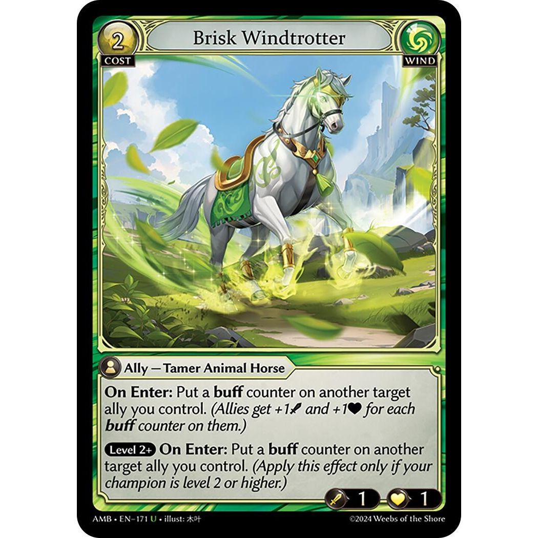 Image for Brisk Windtrotter (171) (Mortal Ambition) - Grand Archive TCG