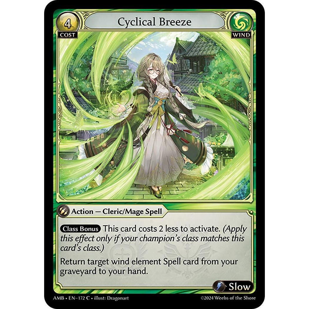 Image for Cyclical Breeze (172) (Mortal Ambition) - Grand Archive TCG