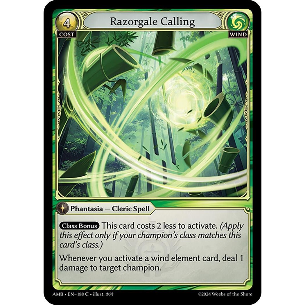 Image for Razorgale Calling (188) (Mortal Ambition) - Grand Archive TCG