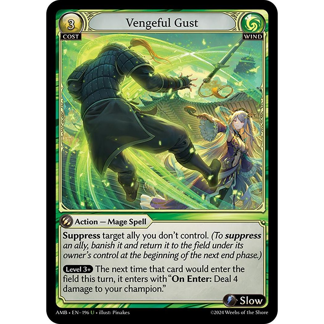 Image for Vengeful Gust (196) (Mortal Ambition) - Grand Archive TCG