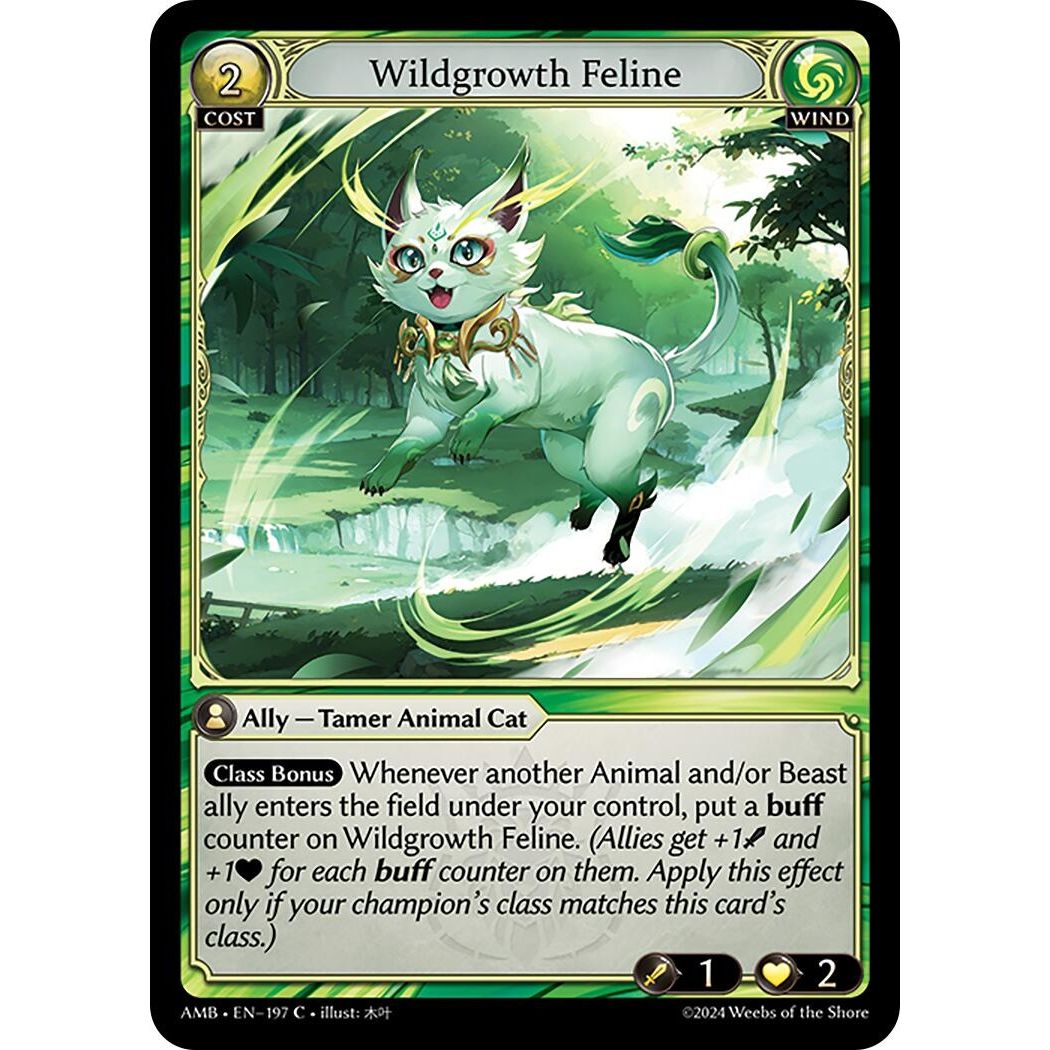 Image for Wildgrowth Feline (197) (Mortal Ambition) - Grand Archive TCG