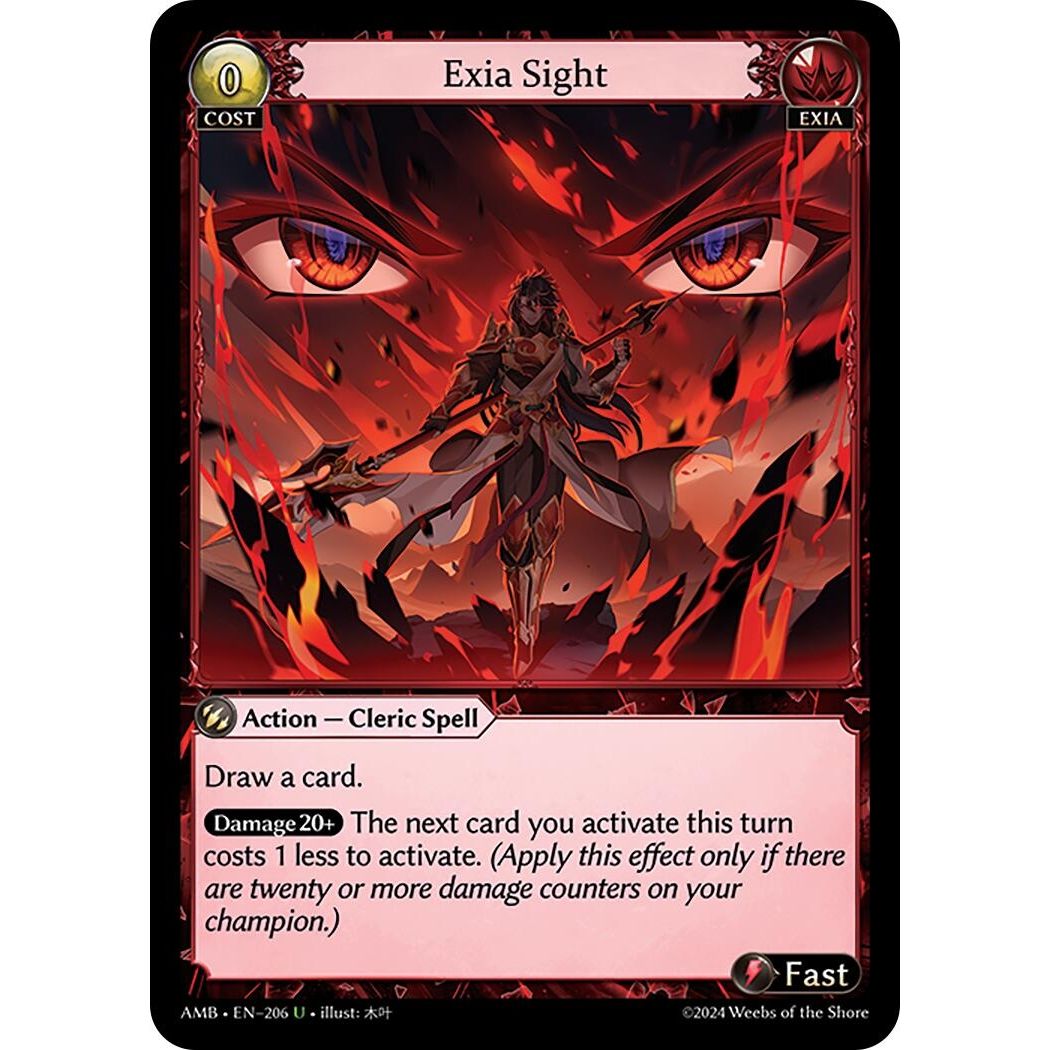 Image for Exia Sight (206) (Mortal Ambition) - Grand Archive TCG