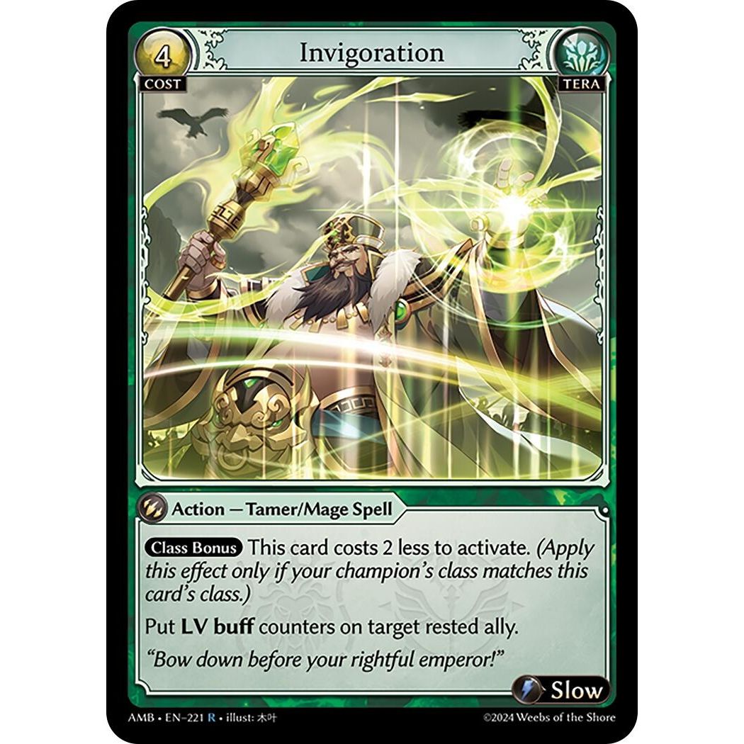 Image for Invigoration (221) (Mortal Ambition) - Grand Archive TCG