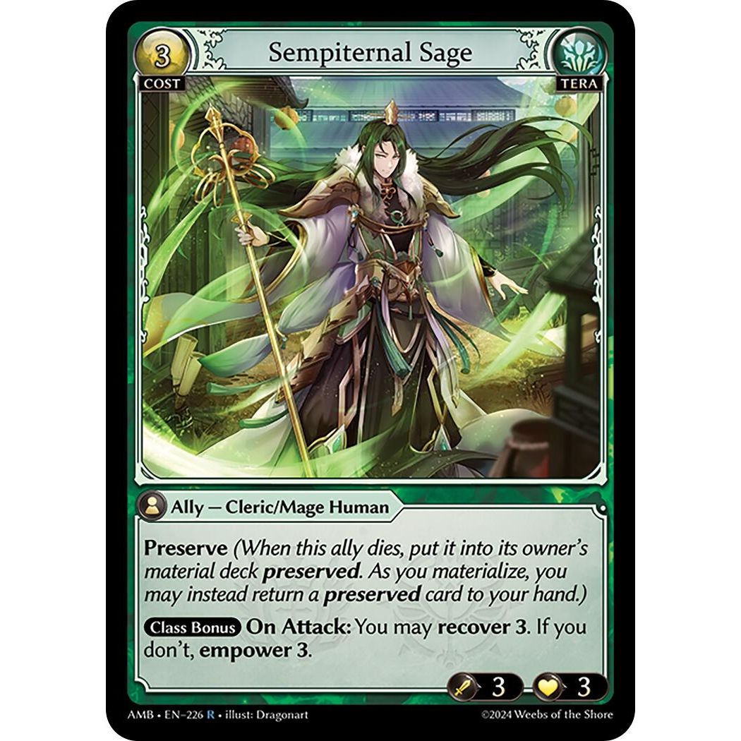 Image for Sempiternal Sage (226) (Mortal Ambition) - Grand Archive TCG