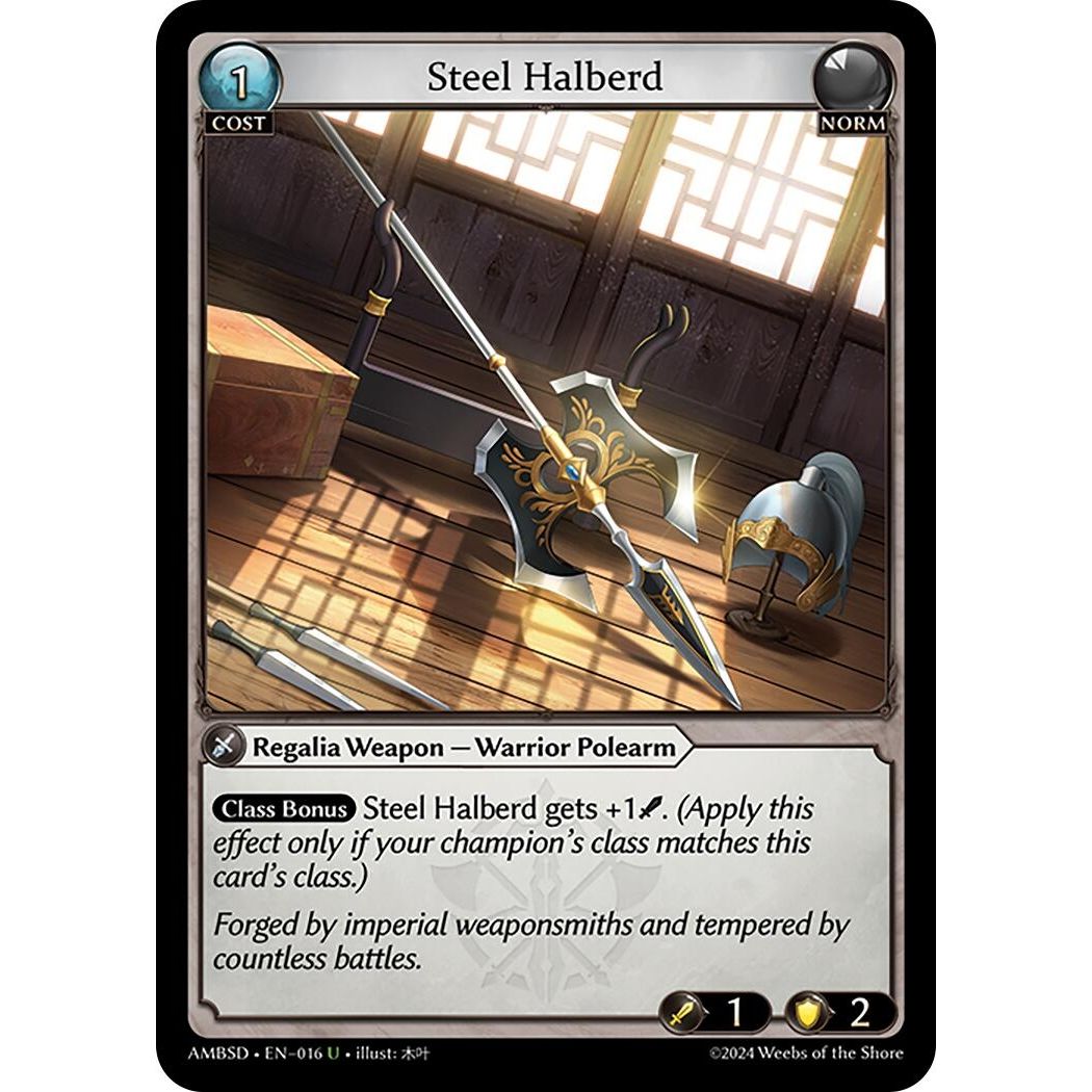 Image for Steel Halberd (016) (Mortal Ambition Starter Decks) - Grand Archive TCG