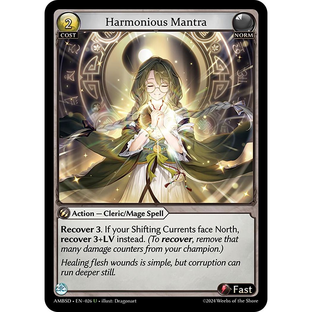 Image for Harmonious Mantra (026) (Mortal Ambition Starter Decks) - Grand Archive TCG