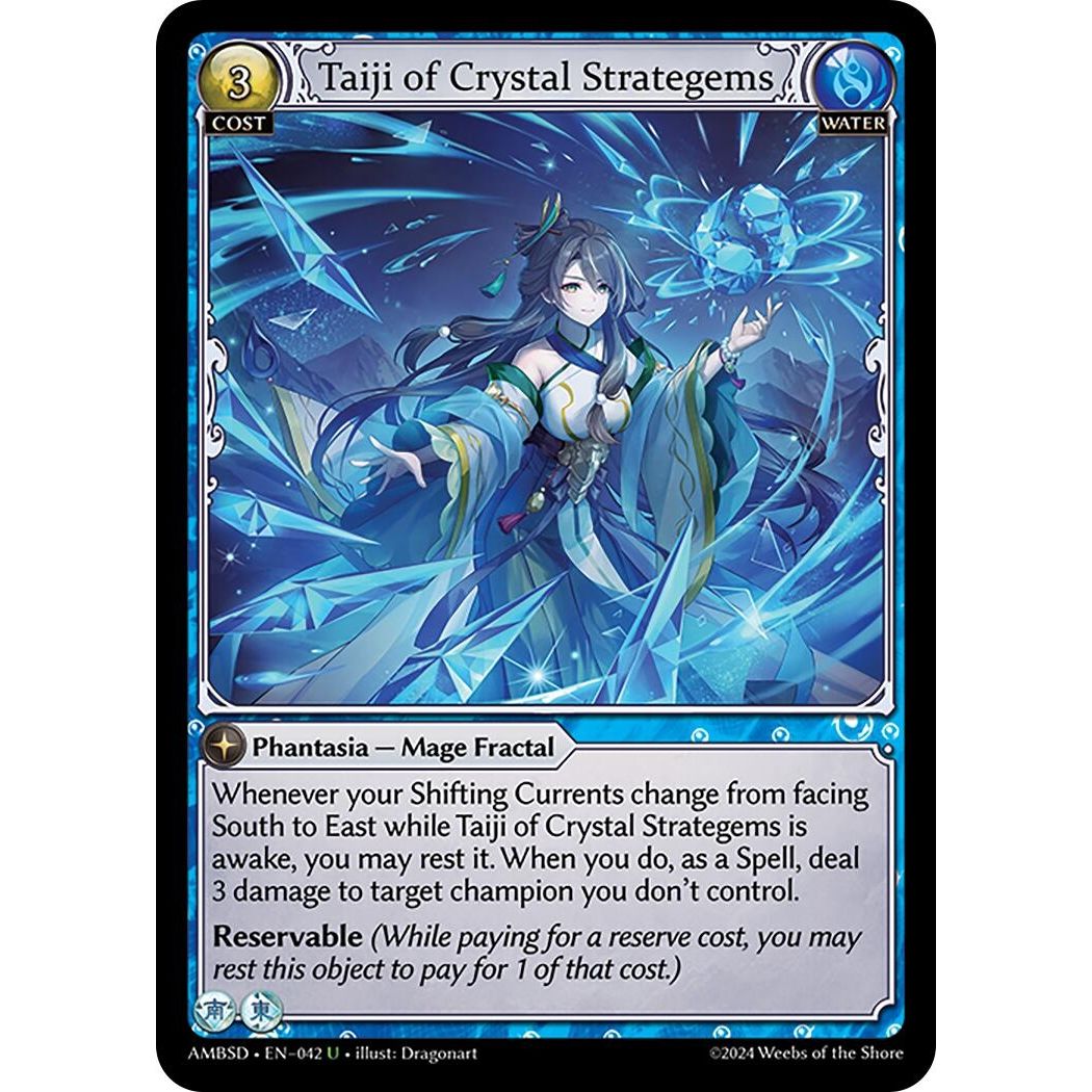 Image for Taiji of Crystal Strategems (042) (Mortal Ambition Starter Decks) - Grand Archive TCG